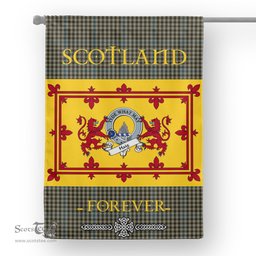 Scotstee Tartan House Flag Haig Clan Badge Tartan Garden Flag - The Lion Rampant Scotland, Tartan Garden Flag, Tartan House Flag, Tartan Flag, Crest Garden Flag, Garden Flag, Ireland Garden Flag, Family Crest, Custom Flag, Custom Garden Flag, Ireland Custom Flag, Clan Tartan Flags