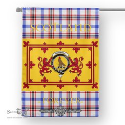 Scotstee Tartan House Flag Boswell Tartan Garden Flag - The Lion Rampant Scotland, Tartan Garden Flag, Tartan House Flag, Tartan Flag, Crest Garden Flag, Garden Flag, Ireland Garden Flag, Family Crest, Custom Flag, Custom Garden Flag, Ireland Custom Flag, Clan Tartan Flags