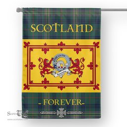 Scotstee Tartan House Flag Kennedy Clan Badge Tartan Garden Flag - The Lion Rampant Scotland, Tartan Garden Flag, Tartan House Flag, Tartan Flag, Crest Garden Flag, Garden Flag, Ireland Garden Flag, Family Crest, Custom Flag, Custom Garden Flag, Ireland Custom Flag, Clan Tartan Flags
