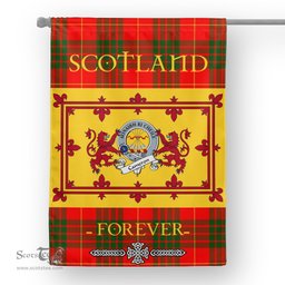Scotstee Tartan House Flag Cameron Clan Badge Tartan Garden Flag - The Lion Rampant Scotland, Tartan Garden Flag, Tartan House Flag, Tartan Flag, Crest Garden Flag, Garden Flag, Ireland Garden Flag, Family Crest, Custom Flag, Custom Garden Flag, Ireland Custom Flag, Clan Tartan Flags