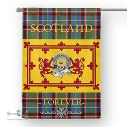 Scotstee Tartan House Flag Glass Clan Badge Tartan Garden Flag - The Lion Rampant Scotland, Tartan Garden Flag, Tartan House Flag, Tartan Flag, Crest Garden Flag, Garden Flag, Ireland Garden Flag, Family Crest, Custom Flag, Custom Garden Flag, Ireland Custom Flag, Clan Tartan Flags