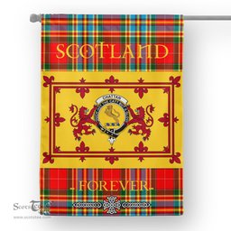 Scotstee Tartan House Flag Chattan Tartan Garden Flag - The Lion Rampant Scotland, Tartan Garden Flag, Tartan House Flag, Tartan Flag, Crest Garden Flag, Garden Flag, Ireland Garden Flag, Family Crest, Custom Flag, Custom Garden Flag, Ireland Custom Flag, Clan Tartan Flags
