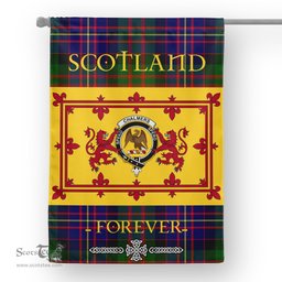 Scotstee Tartan House Flag Chalmers Tartan Garden Flag - The Lion Rampant Scotland, Tartan Garden Flag, Tartan House Flag, Tartan Flag, Crest Garden Flag, Garden Flag, Ireland Garden Flag, Family Crest, Custom Flag, Custom Garden Flag, Ireland Custom Flag, Clan Tartan Flags
