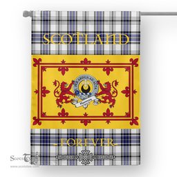 Scotstee Tartan House Flag Hannay Clan Badge Tartan Garden Flag - The Lion Rampant Scotland, Tartan Garden Flag, Tartan House Flag, Tartan Flag, Crest Garden Flag, Garden Flag, Ireland Garden Flag, Family Crest, Custom Flag, Custom Garden Flag, Ireland Custom Flag, Clan Tartan Flags