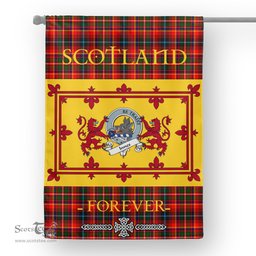 Scotstee Tartan House Flag Innes Clan Badge Tartan Garden Flag - The Lion Rampant Scotland, Tartan Garden Flag, Tartan House Flag, Tartan Flag, Crest Garden Flag, Garden Flag, Ireland Garden Flag, Family Crest, Custom Flag, Custom Garden Flag, Ireland Custom Flag, Clan Tartan Flags
