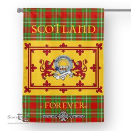 Scotstee Tartan House Flag Grierson Clan Badge Tartan Garden Flag - The Lion Rampant Scotland, Tartan Garden Flag, Tartan House Flag, Tartan Flag, Crest Garden Flag, Garden Flag, Ireland Garden Flag, Family Crest, Custom Flag, Custom Garden Flag, Ireland Custom Flag, Clan Tartan Flags