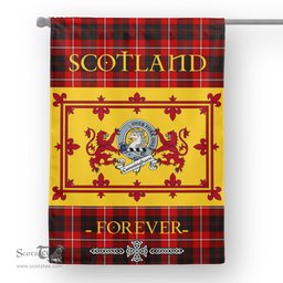 Scotstee Tartan House Flag Cunningham Clan Badge Tartan Garden Flag - The Lion Rampant Scotland, Tartan Garden Flag, Tartan House Flag, Tartan Flag, Crest Garden Flag, Garden Flag, Ireland Garden Flag, Family Crest, Custom Flag, Custom Garden Flag, Ireland Custom Flag, Clan Tartan Flags