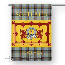 Scotstee Tartan House Flag Bell Clan Badge Tartan Garden Flag - The Lion Rampant Scotland, Tartan Garden Flag, Tartan House Flag, Tartan Flag, Crest Garden Flag, Garden Flag, Ireland Garden Flag, Family Crest, Custom Flag, Custom Garden Flag, Ireland Custom Flag, Clan Tartan Flags