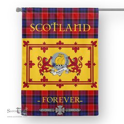 Scotstee Tartan House Flag Haldane Clan Badge Tartan Garden Flag - The Lion Rampant Scotland, Tartan Garden Flag, Tartan House Flag, Tartan Flag, Crest Garden Flag, Garden Flag, Ireland Garden Flag, Family Crest, Custom Flag, Custom Garden Flag, Ireland Custom Flag, Clan Tartan Flags