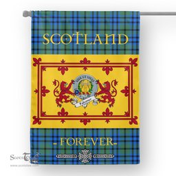 Scotstee Tartan House Flag Falconer Clan Badge Tartan Garden Flag - The Lion Rampant Scotland, Tartan Garden Flag, Tartan House Flag, Tartan Flag, Crest Garden Flag, Garden Flag, Ireland Garden Flag, Family Crest, Custom Flag, Custom Garden Flag, Ireland Custom Flag, Clan Tartan Flags