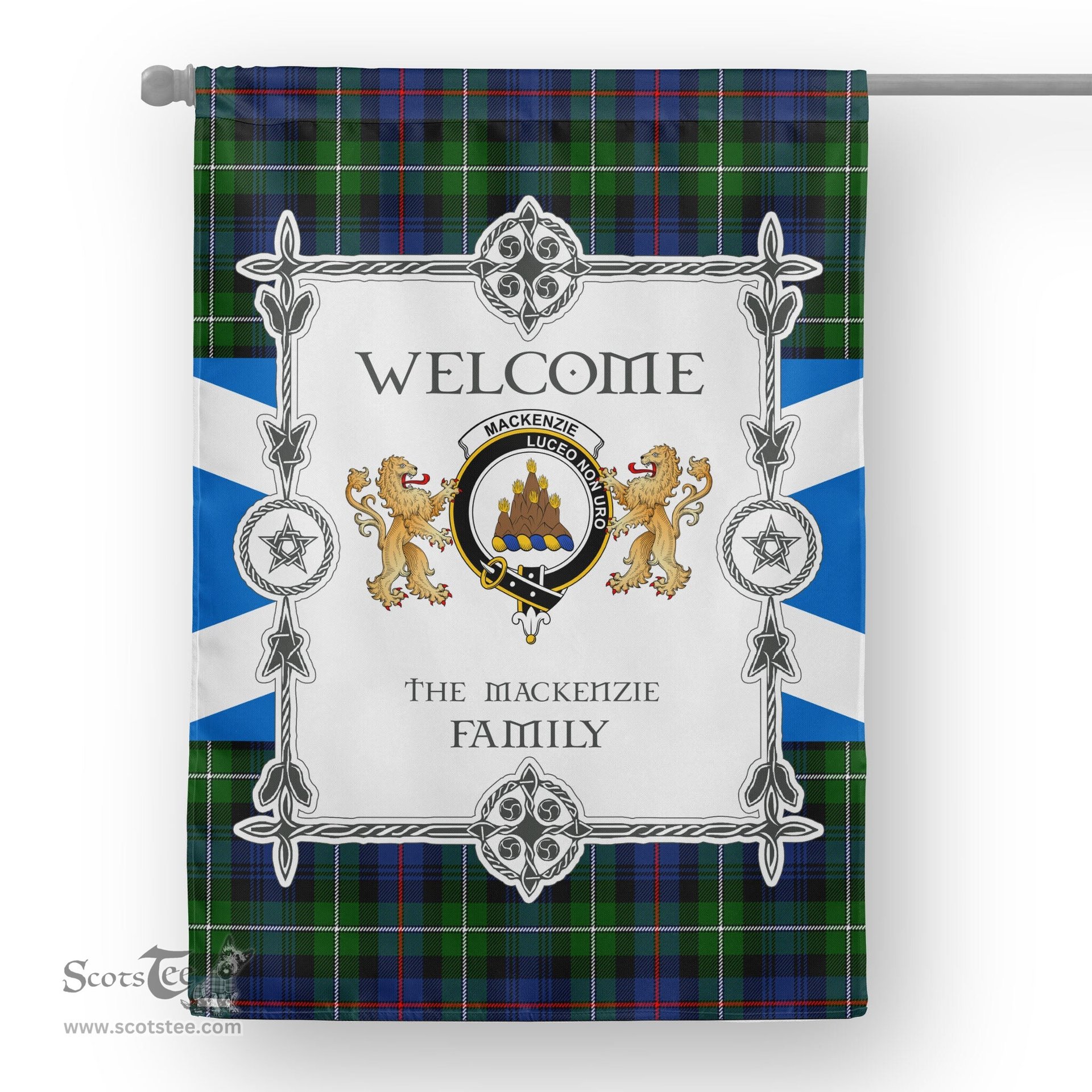 Scotstee Shop MacKenzie Modern Tartan Garden Flag - Tartan Flag Clan Badge Scottish Tartan House Flag, tartan garden flag, Tartan Flag, Crest Garden Flag, Garden Flag, Ireland Garden Flag, Family Crest, Custom Flag, Custom Garden Flag, Ireland Custom Flag, clan tartan flags