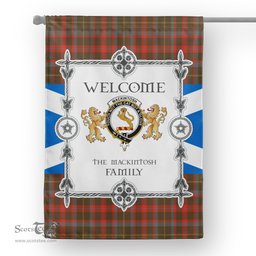 Scotstee Shop MacKintosh Hunting Weathered Dress Tartan Garden Flag - Tartan Flag Clan Badge Scottish Tartan House Flag, tartan garden flag, Tartan Flag, Crest Garden Flag, Garden Flag, Ireland Garden Flag, Family Crest, Custom Flag, Custom Garden Flag, Ireland Custom Flag, clan tartan flags