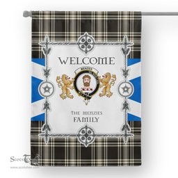 Scotstee Shop Menzies Ancient Tartan Garden Flag - Tartan Flag Clan Badge Scottish Tartan House Flag, tartan garden flag, Tartan Flag, Crest Garden Flag, Garden Flag, Ireland Garden Flag, Family Crest, Custom Flag, Custom Garden Flag, Ireland Custom Flag, clan tartan flags