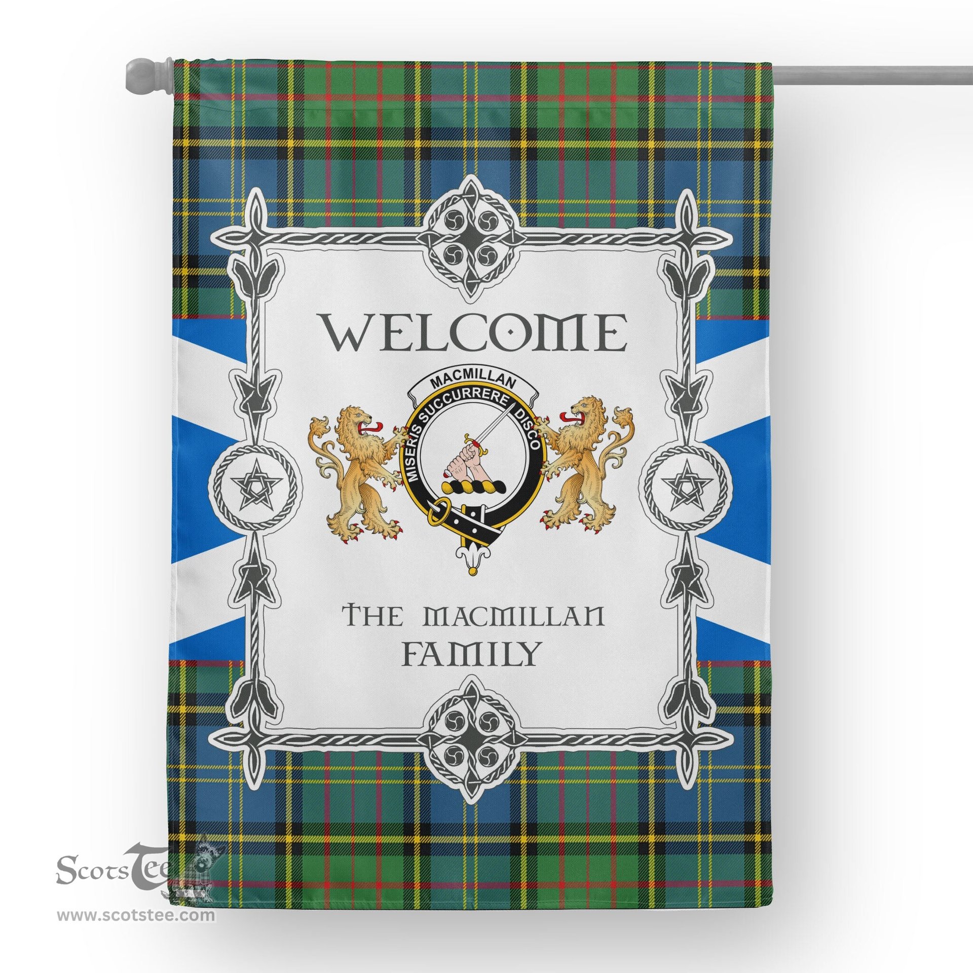 Scotstee Shop MacMillan Hunting Ancient Tartan Garden Flag - Tartan Flag Clan Badge Scottish Tartan House Flag, tartan garden flag, Tartan Flag, Crest Garden Flag, Garden Flag, Ireland Garden Flag, Family Crest, Custom Flag, Custom Garden Flag, Ireland Custom Flag, clan tartan flags
