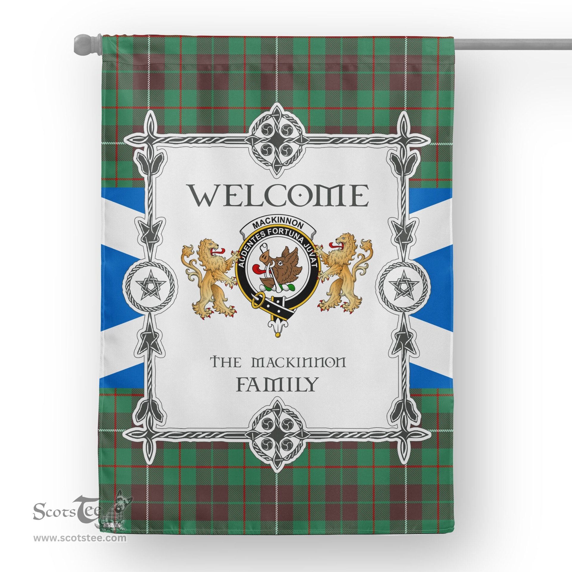 Scotstee Shop MacKinnon Hunting Ancient Tartan Garden Flag - Tartan Flag Clan Badge Scottish Tartan House Flag, tartan garden flag, Tartan Flag, Crest Garden Flag, Garden Flag, Ireland Garden Flag, Family Crest, Custom Flag, Custom Garden Flag, Ireland Custom Flag, clan tartan flags