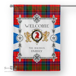 Scotstee Shop Macnicol Tartan Garden Flag - Tartan Flag Clan Badge Scottish Tartan House Flag, tartan garden flag, Tartan Flag, Crest Garden Flag, Garden Flag, Ireland Garden Flag, Family Crest, Custom Flag, Custom Garden Flag, Ireland Custom Flag, clan tartan flags