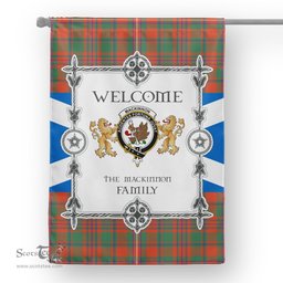 MacKinnon Ancient Tartan Garden Flag - Tartan Flag Clan Badge Scottish Tartan House Flag, Tartan Garden Flag, Tartan Flag, Crest Garden Flag, Garden Flag, Ireland Garden Flag, Family Crest, Custom Flag, Custom Garden Flag, Ireland Custom Flag, Clan Tartan Flags