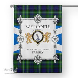 Scotstee Shop MacNeill Of Colonsay Hunting Tartan Garden Flag - Tartan Flag Clan Badge Scottish Tartan House Flag, tartan garden flag, Tartan Flag, Crest Garden Flag, Garden Flag, Ireland Garden Flag, Family Crest, Custom Flag, Custom Garden Flag, Ireland Custom Flag, clan tartan flags