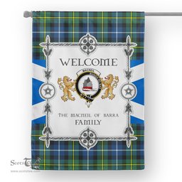 Scotstee Shop MacNeill Of Barra Ancient Tartan Garden Flag - Tartan Flag Clan Badge Scottish Tartan House Flag, tartan garden flag, Tartan Flag, Crest Garden Flag, Garden Flag, Ireland Garden Flag, Family Crest, Custom Flag, Custom Garden Flag, Ireland Custom Flag, clan tartan flags
