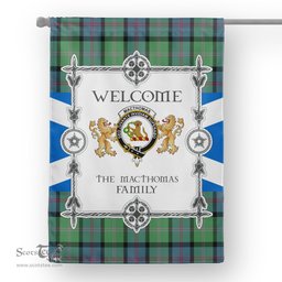 Scotstee Shop MacThomas Ancient Tartan Garden Flag - Tartan Flag Clan Badge Scottish Tartan House Flag, tartan garden flag, Tartan Flag, Crest Garden Flag, Garden Flag, Ireland Garden Flag, Family Crest, Custom Flag, Custom Garden Flag, Ireland Custom Flag, clan tartan flags
