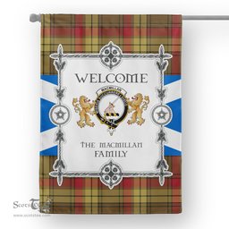 Scotstee Shop MacMillan Old Weathered Tartan Garden Flag - Tartan Flag Clan Badge Scottish Tartan House Flag, tartan garden flag, Tartan Flag, Crest Garden Flag, Garden Flag, Ireland Garden Flag, Family Crest, Custom Flag, Custom Garden Flag, Ireland Custom Flag, clan tartan flags
