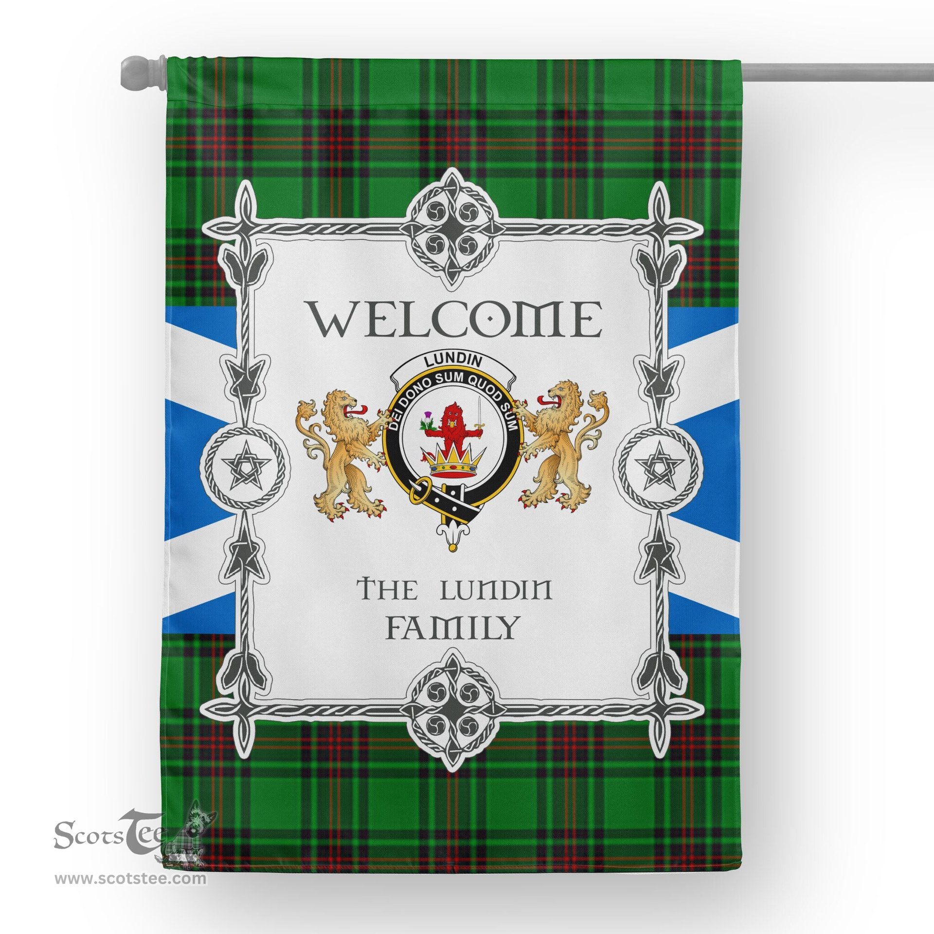 Lundin Tartan Garden Flag - Tartan Flag Clan Badge Scottish Tartan House Flag, tartan garden flag, Tartan Flag, Crest Garden Flag, Garden Flag, Ireland Garden Flag, Family Crest, Custom Flag, Custom Garden Flag, Ireland Custom Flag, clan tartan flags