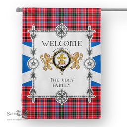 Scotstee Shop Udny Tartan Garden Flag - Tartan Flag Clan Badge Scottish Tartan House Flag, tartan garden flag, Tartan Flag, Crest Garden Flag, Garden Flag, Ireland Garden Flag, Family Crest, Custom Flag, Custom Garden Flag, Ireland Custom Flag, clan tartan flags
