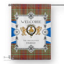 Scotstee Shop MacGillivray Hunting Ancient Tartan Garden Flag - Tartan Flag Clan Badge Scottish Tartan House Flag, tartan garden flag, Tartan Flag, Crest Garden Flag, Garden Flag, Ireland Garden Flag, Family Crest, Custom Flag, Custom Garden Flag, Ireland Custom Flag, clan tartan flags