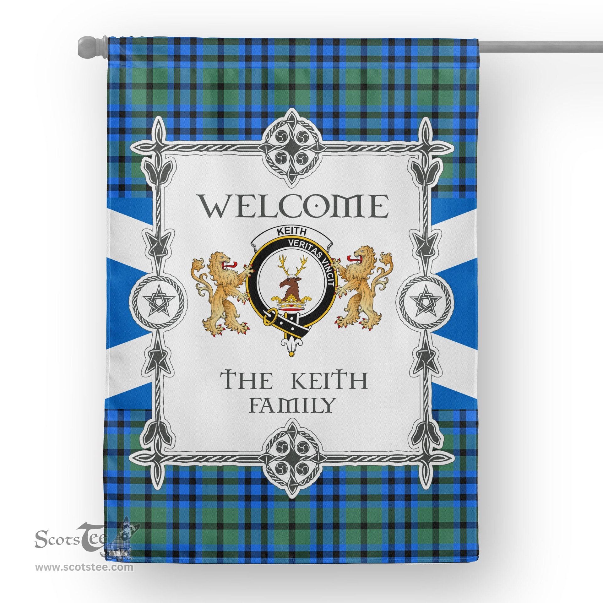 Keith Tartan Garden Flag - Tartan Flag Clan Badge Scottish Tartan House Flag, tartan garden flag, Tartan Flag, Crest Garden Flag, Garden Flag, Ireland Garden Flag, Family Crest, Custom Flag, Custom Garden Flag, Ireland Custom Flag, clan tartan flags