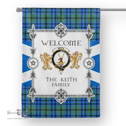 Keith Tartan Garden Flag - Tartan Flag Clan Badge Scottish Tartan House Flag, tartan garden flag, Tartan Flag, Crest Garden Flag, Garden Flag, Ireland Garden Flag, Family Crest, Custom Flag, Custom Garden Flag, Ireland Custom Flag, clan tartan flags