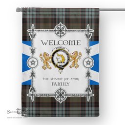 Scotstee Shop Stewart (Of Appin) Old Weathered Tartan Garden Flag - Tartan Flag Clan Badge Scottish Tartan House Flag, tartan garden flag, Tartan Flag, Crest Garden Flag, Garden Flag, Ireland Garden Flag, Family Crest, Custom Flag, Custom Garden Flag, Ireland Custom Flag, clan tartan flags
