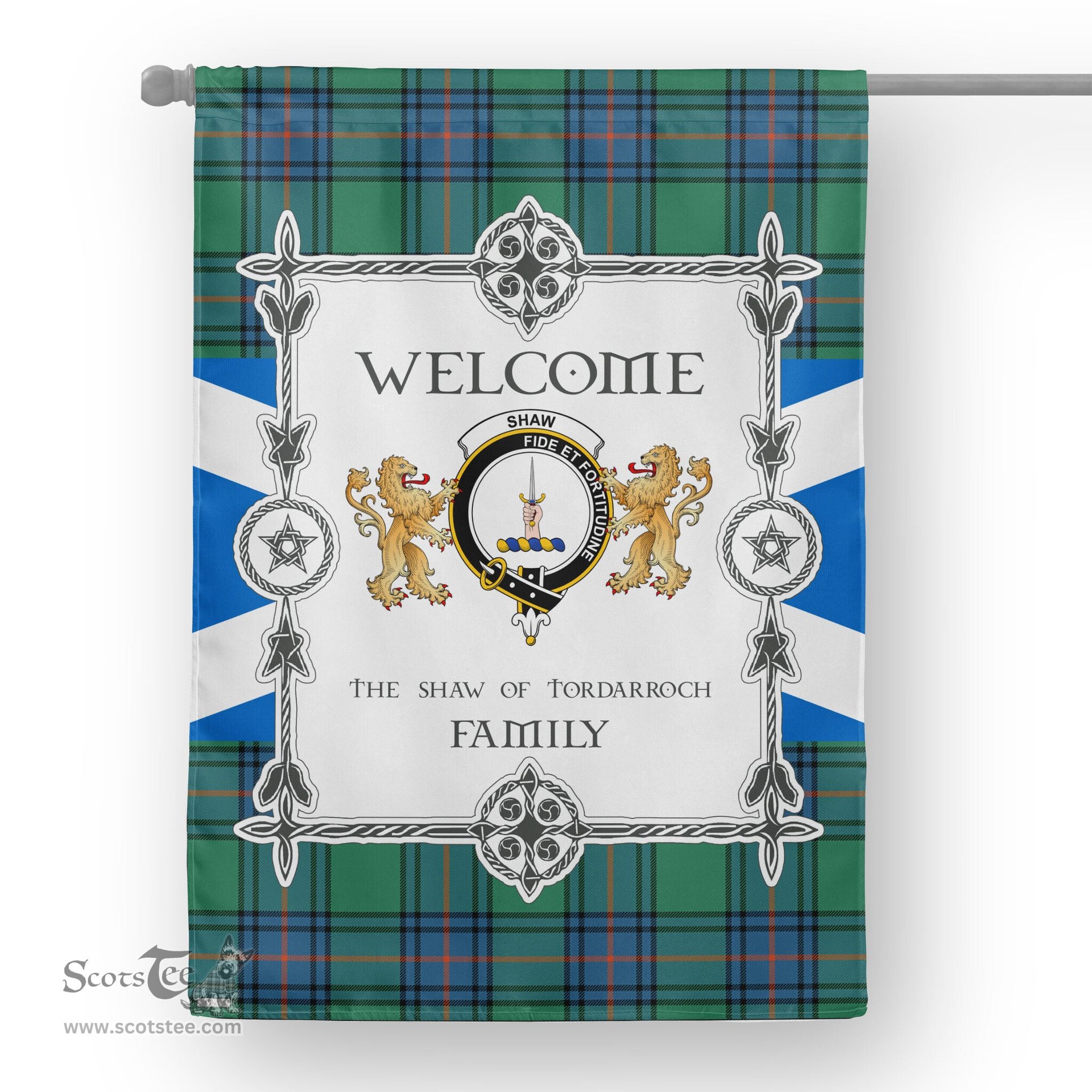 Scotstee Shop Shaw Of Tordarroch Ancient Tartan Garden Flag - Tartan Flag Clan Badge Scottish Tartan House Flag, tartan garden flag, Tartan Flag, Crest Garden Flag, Garden Flag, Ireland Garden Flag, Family Crest, Custom Flag, Custom Garden Flag, Ireland Custom Flag, clan tartan flags