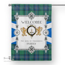 Scotstee Shop Shaw Of Tordarroch Ancient Tartan Garden Flag - Tartan Flag Clan Badge Scottish Tartan House Flag, tartan garden flag, Tartan Flag, Crest Garden Flag, Garden Flag, Ireland Garden Flag, Family Crest, Custom Flag, Custom Garden Flag, Ireland Custom Flag, clan tartan flags
