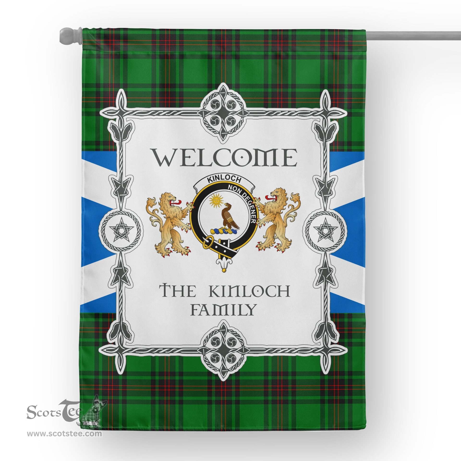Kinloch Tartan Garden Flag - Tartan Flag Clan Badge Scottish Tartan House Flag, tartan garden flag, Tartan Flag, Crest Garden Flag, Garden Flag, Ireland Garden Flag, Family Crest, Custom Flag, Custom Garden Flag, Ireland Custom Flag, clan tartan flags