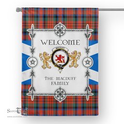 Scotstee Shop MacDuff Ancient Tartan Garden Flag - Tartan Flag Clan Badge Scottish Tartan House Flag, tartan garden flag, Tartan Flag, Crest Garden Flag, Garden Flag, Ireland Garden Flag, Family Crest, Custom Flag, Custom Garden Flag, Ireland Custom Flag, clan tartan flags