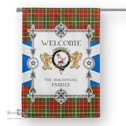 Scotstee Shop MacDougall Of Lochcarron Tartan Garden Flag - Tartan Flag Clan Badge Scottish Tartan House Flag, tartan garden flag, Tartan Flag, Crest Garden Flag, Garden Flag, Ireland Garden Flag, Family Crest, Custom Flag, Custom Garden Flag, Ireland Custom Flag, clan tartan flags