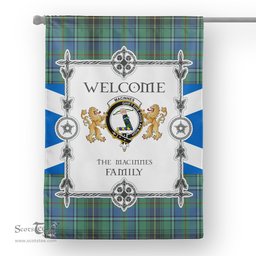 Scotstee Shop MacInnes Ancient Tartan Garden Flag - Tartan Flag Clan Badge Scottish Tartan House Flag, tartan garden flag, Tartan Flag, Crest Garden Flag, Garden Flag, Ireland Garden Flag, Family Crest, Custom Flag, Custom Garden Flag, Ireland Custom Flag, clan tartan flags