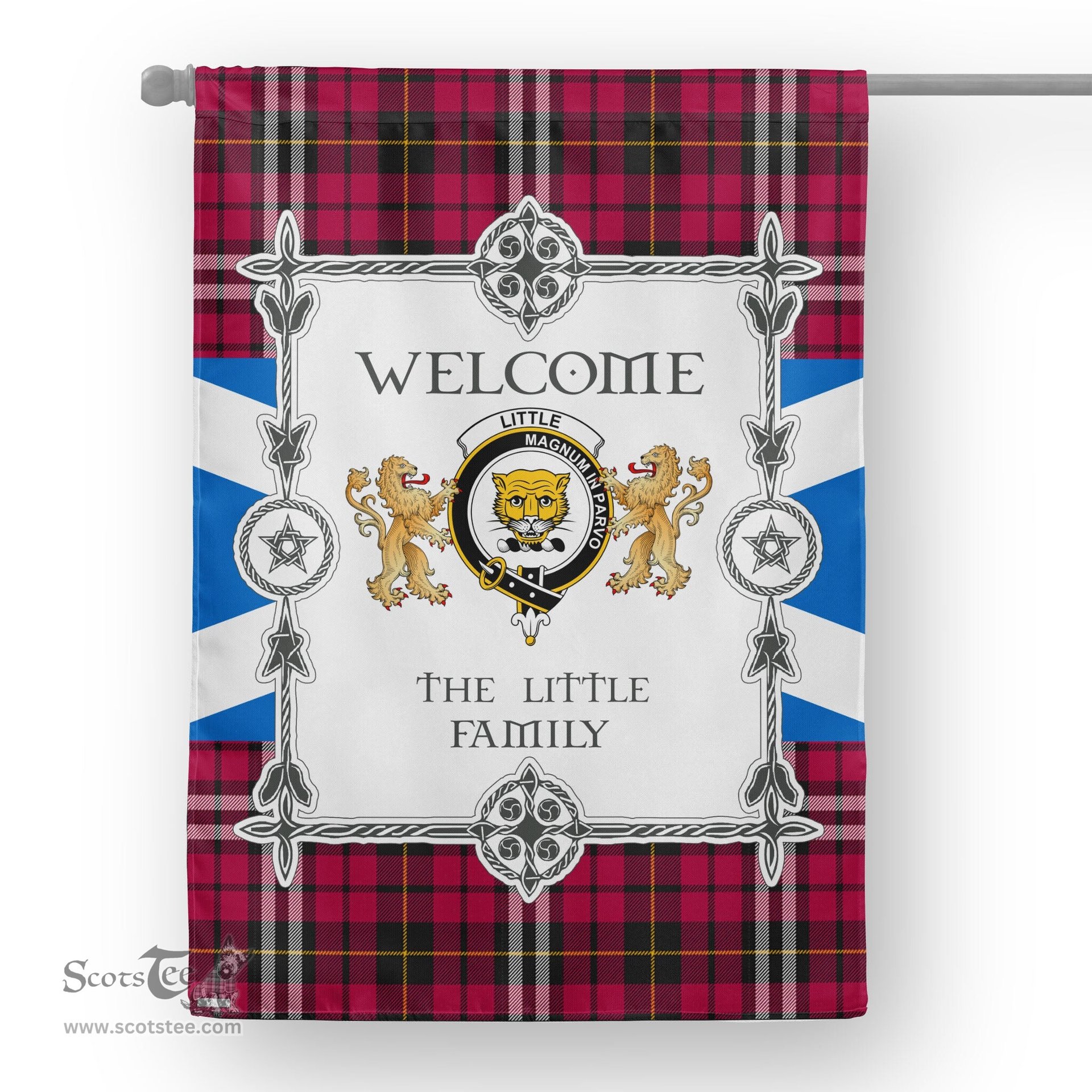 Little Tartan Garden Flag - Tartan Flag Clan Badge Scottish Tartan House Flag, tartan garden flag, Tartan Flag, Crest Garden Flag, Garden Flag, Ireland Garden Flag, Family Crest, Custom Flag, Custom Garden Flag, Ireland Custom Flag, clan tartan flags