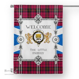 Little Tartan Garden Flag - Tartan Flag Clan Badge Scottish Tartan House Flag, tartan garden flag, Tartan Flag, Crest Garden Flag, Garden Flag, Ireland Garden Flag, Family Crest, Custom Flag, Custom Garden Flag, Ireland Custom Flag, clan tartan flags