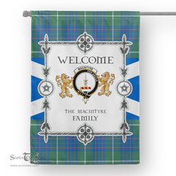 Scotstee Shop MacIntyre Hunting Ancient Tartan Garden Flag - Tartan Flag Clan Badge Scottish Tartan House Flag, tartan garden flag, Tartan Flag, Crest Garden Flag, Garden Flag, Ireland Garden Flag, Family Crest, Custom Flag, Custom Garden Flag, Ireland Custom Flag, clan tartan flags