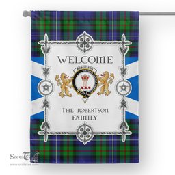 Scotstee Shop Robertson Hunting Modern Tartan Garden Flag - Tartan Flag Clan Badge Scottish Tartan House Flag, tartan garden flag, Tartan Flag, Crest Garden Flag, Garden Flag, Ireland Garden Flag, Family Crest, Custom Flag, Custom Garden Flag, Ireland Custom Flag, clan tartan flags