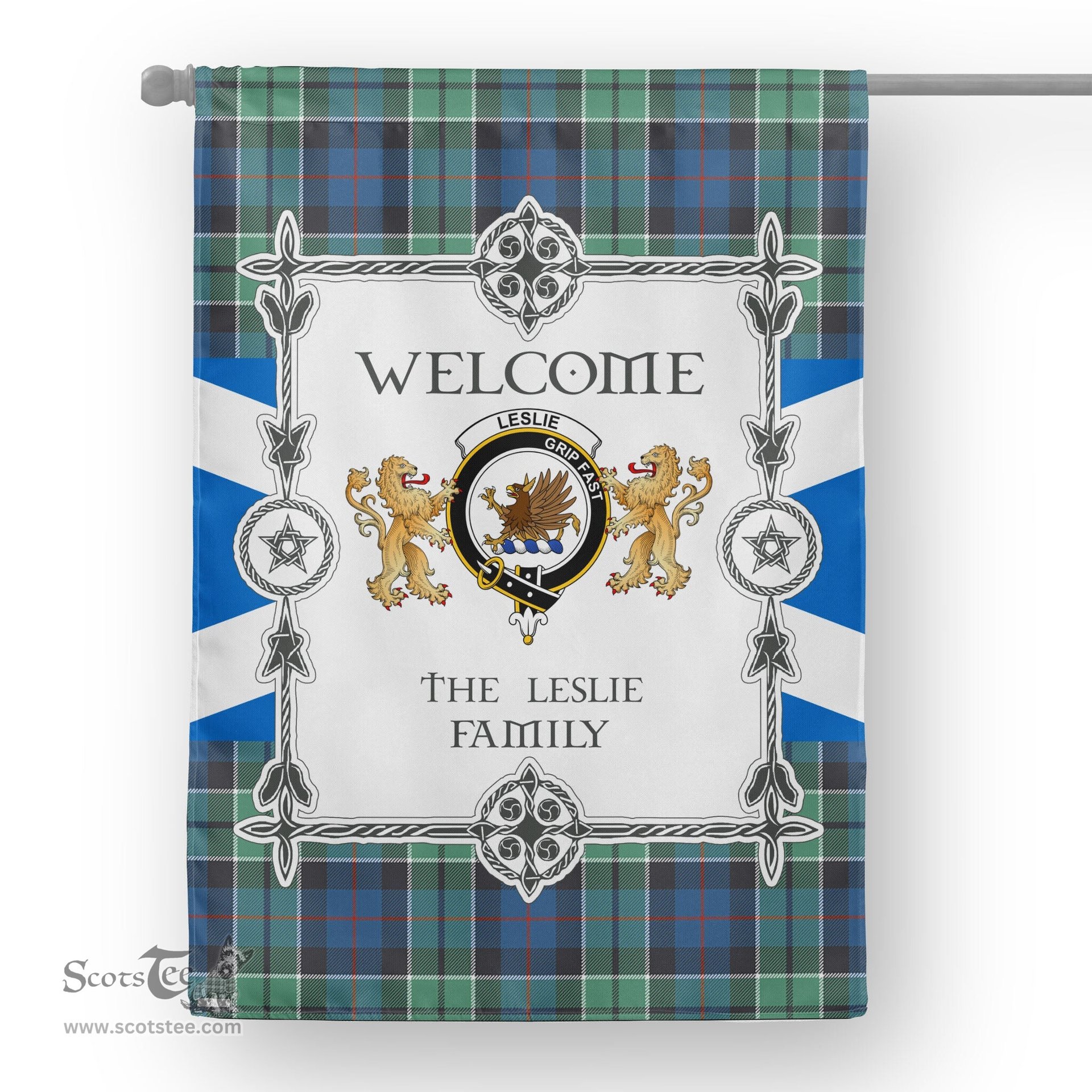 Leslie Hunting Ancient Tartan Garden Flag - Tartan Flag Clan Badge Scottish Tartan House Flag, tartan garden flag, Tartan Flag, Crest Garden Flag, Garden Flag, Ireland Garden Flag, Family Crest, Custom Flag, Custom Garden Flag, Ireland Custom Flag, clan tartan flags
