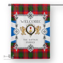 Scotstee Shop Rattray Ancient Tartan Garden Flag - Tartan Flag Clan Badge Scottish Tartan House Flag, tartan garden flag, Tartan Flag, Crest Garden Flag, Garden Flag, Ireland Garden Flag, Family Crest, Custom Flag, Custom Garden Flag, Ireland Custom Flag, clan tartan flags