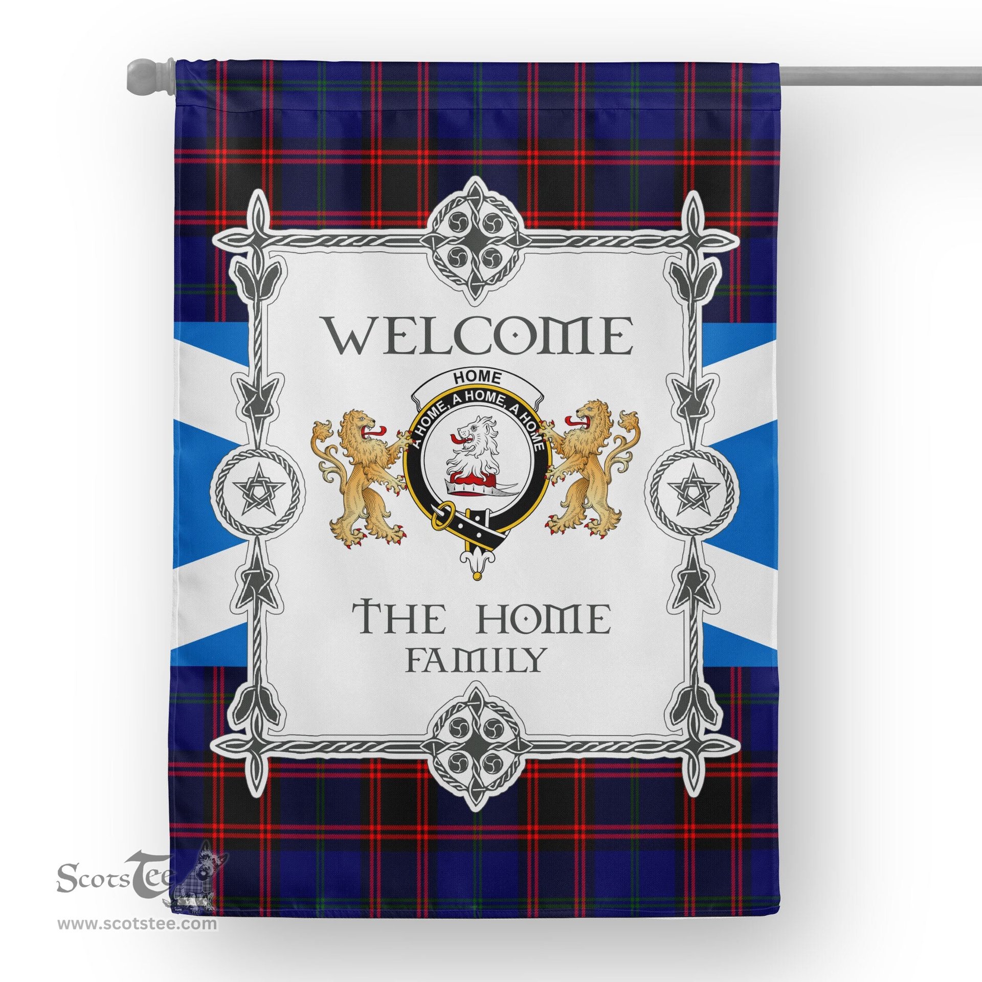 Home Modern Tartan Garden Flag - Tartan Flag Clan Badge Scottish Tartan House Flag, tartan garden flag, Tartan Flag, Crest Garden Flag, Garden Flag, Ireland Garden Flag, Family Crest, Custom Flag, Custom Garden Flag, Ireland Custom Flag, clan tartan flags