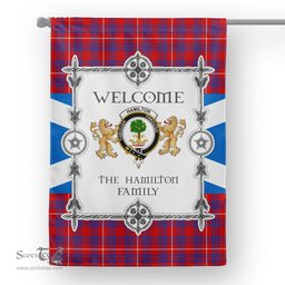 Hamilton Flag Hamilton Tartan Garden Flag - Tartan Flag Clan Badge Scottish Tartan House Flag, tartan garden flag, Tartan Flag, Crest Garden Flag, Garden Flag, Ireland Garden Flag, Family Crest, Custom Flag, Custom Garden Flag, Ireland Custom Flag, clan tartan flags