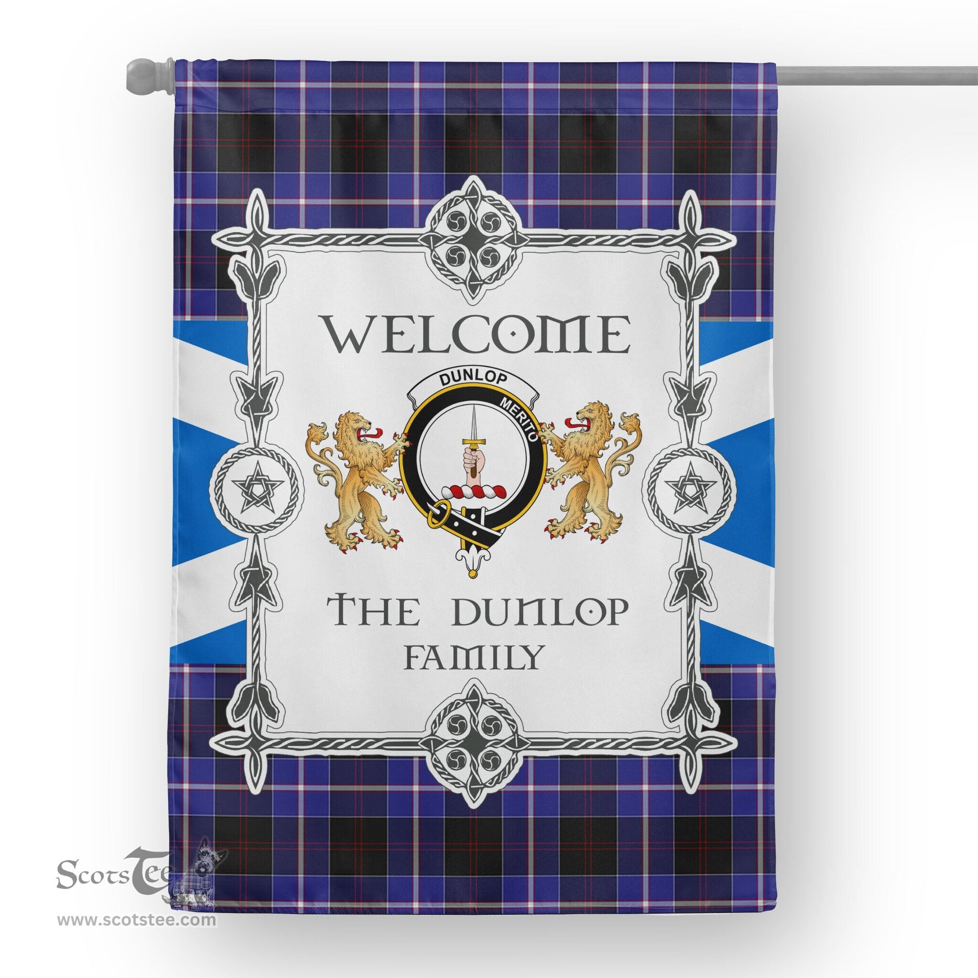 Dunlop Tartan Garden Flag - Tartan Flag Clan Badge Scottish Tartan House Flag, tartan garden flag, Tartan Flag, Crest Garden Flag, Garden Flag, Ireland Garden Flag, Family Crest, Custom Flag, Custom Garden Flag, Ireland Custom Flag, clan tartan flags