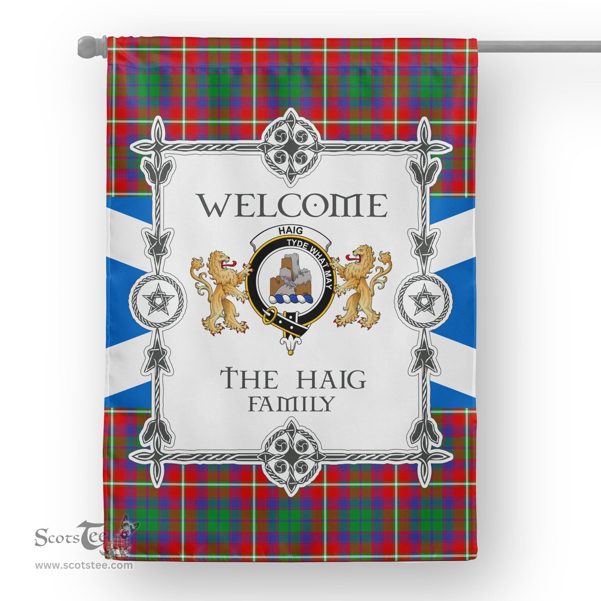 Haig Tartan Garden Flag - Tartan Flag Clan Badge Scottish Tartan House Flag, tartan garden flag, Tartan Flag, Crest Garden Flag, Garden Flag, Ireland Garden Flag, Family Crest, Custom Flag, Custom Garden Flag, Ireland Custom Flag, clan tartan flags