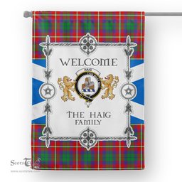 Haig Tartan Garden Flag - Tartan Flag Clan Badge Scottish Tartan House Flag, tartan garden flag, Tartan Flag, Crest Garden Flag, Garden Flag, Ireland Garden Flag, Family Crest, Custom Flag, Custom Garden Flag, Ireland Custom Flag, clan tartan flags