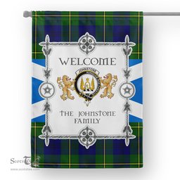 Johnston Modern Tartan Garden Flag - Tartan Flag Clan Badge Scottish Tartan House Flag, tartan garden flag, Tartan Flag, Crest Garden Flag, Garden Flag, Ireland Garden Flag, Family Crest, Custom Flag, Custom Garden Flag, Ireland Custom Flag, clan tartan flags
