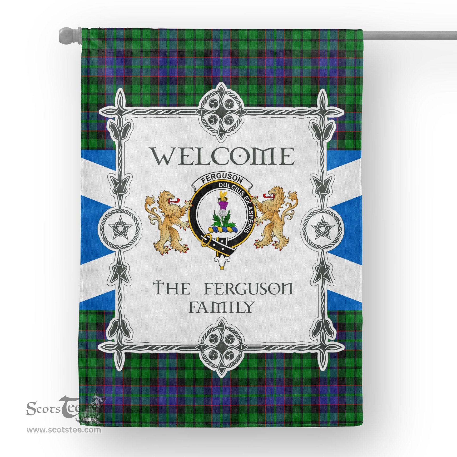 Ferguson Of Balquhidder Tartan Garden Flag - Tartan Flag Clan Badge Scottish Tartan House Flag, tartan garden flag, Tartan Flag, Crest Garden Flag, Garden Flag, Ireland Garden Flag, Family Crest, Custom Flag, Custom Garden Flag, Ireland Custom Flag, clan tartan flags